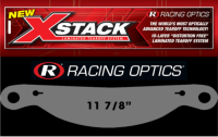 Racing Optics XStack™ Tearoffs - Smoke - Fits Impact Vapor, Air Vapor, Charger, Super Charger, Draft
