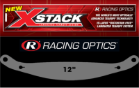 Racing Optics XStack™ Tearoffs - Smoke -  Fits Stilo ST5 w/Small Tabs