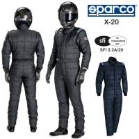 Sparco - Sparco X-20 Drag Racing Suit - Black - Size 46 - Image 6