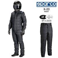 Sparco - Sparco X-20 Drag Racing Pants (Only) - Black (Only) - Size 46 - Image 5