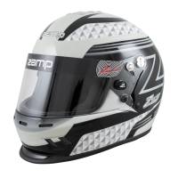Kids Race Gear - Kids Helmets - Zamp - Zamp RZ-37Y Youth Graphic Helmet - Black/Gray - 54cm