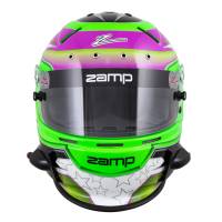 Zamp - Zamp RZ-70E Switch  Helmet - Green/Purple Graphic - Large - Image 2