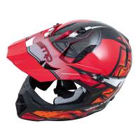Zamp - Zamp FX-4 Graphic Motocross Helmet - Red Graphic - Large - Image 2