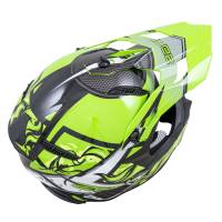 Zamp - Zamp FX-4 Graphic Motocross Helmet - Green Graphic - Large - Image 3