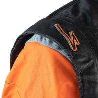 Zamp - Zamp ZR-40 Youth Race Suit - Black/Orange - Youth Large - Image 4