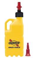 Sunoco Race Gen 3 Jugs Utility Jug - 5 Gallon - Fastflo O-Ring Seal Cap - Yellow