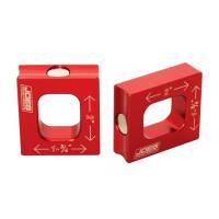 Sprint Car & Open Wheel - Sprint Car Parts - Joes Racing Products - JOES Racing Products Setup Blocks - Short - 1-3/4 or 2" - Magnetic Base - Red (Set of 2)