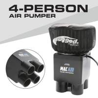 Safety Equipment - Rugged Radios - Rugged MAC Air 4-Person Helmet Air Pumper (Pumper Only)