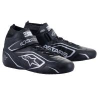 Shop All Auto Racing Shoes - Alpinestars Tech-1 T v3 Shoes - $299.95 - Alpinestars - Alpinestars Tech-1 T v3 Shoe - Black/Silver - Size 10.5