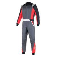 HOLIDAY SALE! - Racing Suit Holiday Sale - Alpinestars - Alpinestars Atom FIA Suit - Anthracite/Red/Black - Size 54