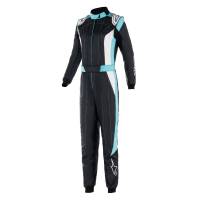Alpinestars Stella GP Pro Comp v2 Suit - Black/Turquoise/White - Size 48