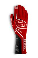 Sparco Lap Glove - Red/White - Size: Euro 7 / US: XX-Small