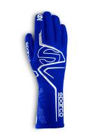 Sparco Lap Glove - Blue/White - Size: Euro 7 / US: XX-Small