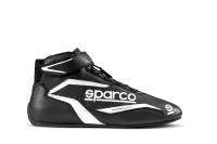 Sparco Racing Shoes - Sparco Formula Shoe (MY2022) - $309 - Sparco - Sparco Formula Shoe - Black/White - Size: Euro 32 / US: Kids 1-1.5