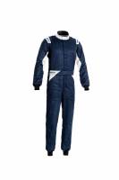 Sparco Sprint Suit - Navy/White - Size: Euro 48 / US: Small