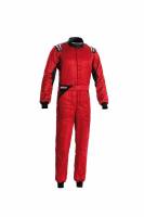 Sparco Sprint Suit - Red/Black - Size: Euro 66 / US: XX-Large+