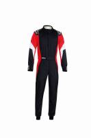 Sparco Competition Suit - Black/Red - Size: Euro 50 / US: Small/Medium