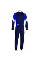 Sparco Competition Suit - Navy/Blue - Size: Euro 52 / US: Medium