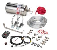 Sparco Ultra-Light Fire Extinguisher System - Stainless - 4.25 Liters - Electronically Activated - Polished