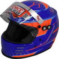 G-Force Racing Gear - G-Force Rookie Graphic Helmet - Blue Graphic - Image 2