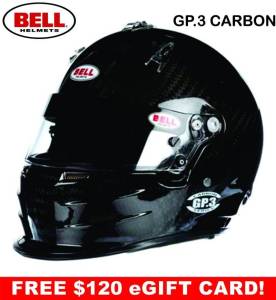 Bell GP.3 Carbon Helmet - Snell SA2020 - $1199.95