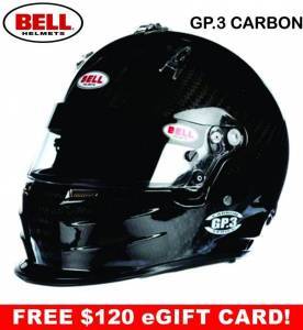 Helmets & Accessories - Shop All Full Face Helmets - Bell GP.3 Carbon Helmets - Snell SA2020 - $1199.95