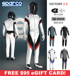 Racing Suits - Shop Multi-Layer SFI-5 Suits - Sparco Victory 2.0 Suits - $999