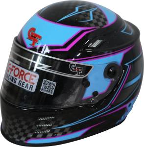 Helmets and Accessories - G-Force Helmets - G-Force Revo Graphics Helmet - Blue - $399