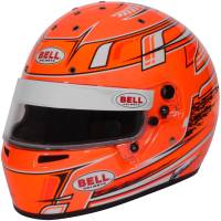 Bell Helmets - Bell KC7-CMR Karting Helmet - $599.95 - Bell Helmets - Bell KC7-CMR Champion Orange Karting Helmet - 6-3/4 (54)