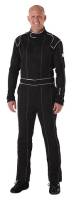 Crow Legacy Single Layer Proban® 1-Piece Driving Suit - SFI-3.2A/1 - Black - X-Large