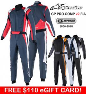 Racing Suits - Alpinestars Racing Suits - Alpinestars GP Pro Comp v2 FIA Suit - $1099.95