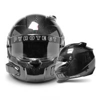 Pyrotect Pro Air Tri-Flow Duckbill Top/Side Forced Air Carbon Helmet - SA2020 - Medium