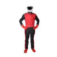 Pyrotect Sportsman Deluxe 2 Layer SFI-5 Nomex Suit - Red/Black - Large