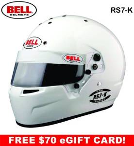 Helmets & Accessories - Shop All Full Face Helmets - Bell RS7-K Karting Helmets - $699.95
