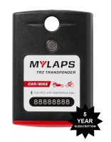 Radios, Transponders & Scanners - Transponders - MYLAPS Sports Timing - MYLAPS TR2 Rechargeable Transponder - Car/Bike - 5 Year Subscription