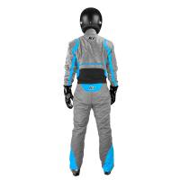 K1 RaceGear - K1 RaceGear Precision II Suit - Grey/Blue - Small / Euro 48 - Image 2