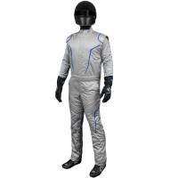 K1 RaceGear - K1 RaceGear GT2 Suit - Grey/Blue - Small / Euro 48 - Image 1