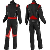 Simpson Helix Suit - Black/Red - Small