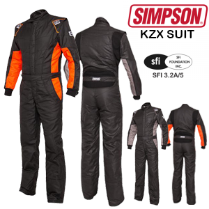 Racing Suits - Shop Multi-Layer SFI-5 Suits - Simpson KZX Racing Suits - $719.95