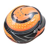 Zamp - Zamp RZ-65D Carbon Helmet - Flo Orange/Yellow - Large - Image 4