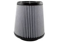 aFe Power Magnum FLOW Pro DRY S Air Filter Element - Conical - 9" Base Diameter - 7" Top Diameter - 9" Tall - 6" Flange - Synthetic - White