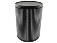 aFe Power Magnum FLOW Pro DRY S Air Filter Element - 8-1/2" Base - 8-1/2" Top - 11" Tall - 4" Flange - Synthetic - White - Universal