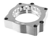 Fuel Injection Systems and Components - Electronic - Throttle Body Spacers - aFe Power - aFe Power Silver Bullet Throttle Body Spacer - 1" Thick - Polished - Mopar Gen III Hemi