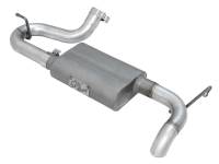 aFe Power Scorpion Exhaust System - Axle-Back - 2-1/2" Diameter - Single Rear Exit - 2-1/2" Turn Down Tip - Steel - Aluminized