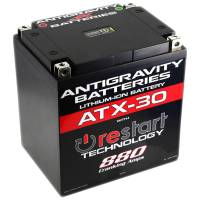 Antigravity Batteries ATX-30 Restart Battery - Lithium-ion - 12V - 880 Cranking amp - Threaded Terminals - Top Terminals - 6.50" L x 6.89" H x 5.00" W
