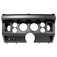 Auto Meter Direct-Fit Dash Panel - Four 2-1/16" Holes - Two 3-3/8" Holes - Plastic - Black - With Air Conditioning