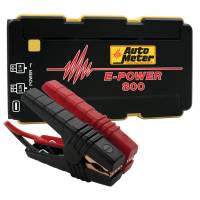 Tools & Pit Equipment - Auto Meter - Auto Meter E-Power 800 Portable Battery - Jump Starter - 800 Amp 14.8 Volt - 2 Ft. . Clamp-On Cables Included - LED Charge Indicator/Light