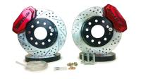 Baer SS4 Plus Brake System - Front - 4 Piston Caliper - 11.62" Drilled/Slotted - 2 Piece Rotor - Aluminum - Black/Red
