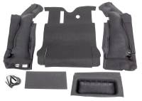 Bedrug BedTred Jeep Cargo Liner Bed Mat - Non-Skid - Tailgate/Tub Included - Hook and Loop Fastener - Composite - Gray - 4 Door