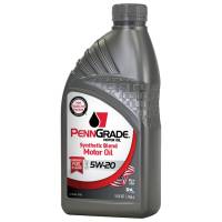 PennGrade Synthetic Blend Motor Oil - 5W20 - Semi-Synthetic - 1 qt Bottle